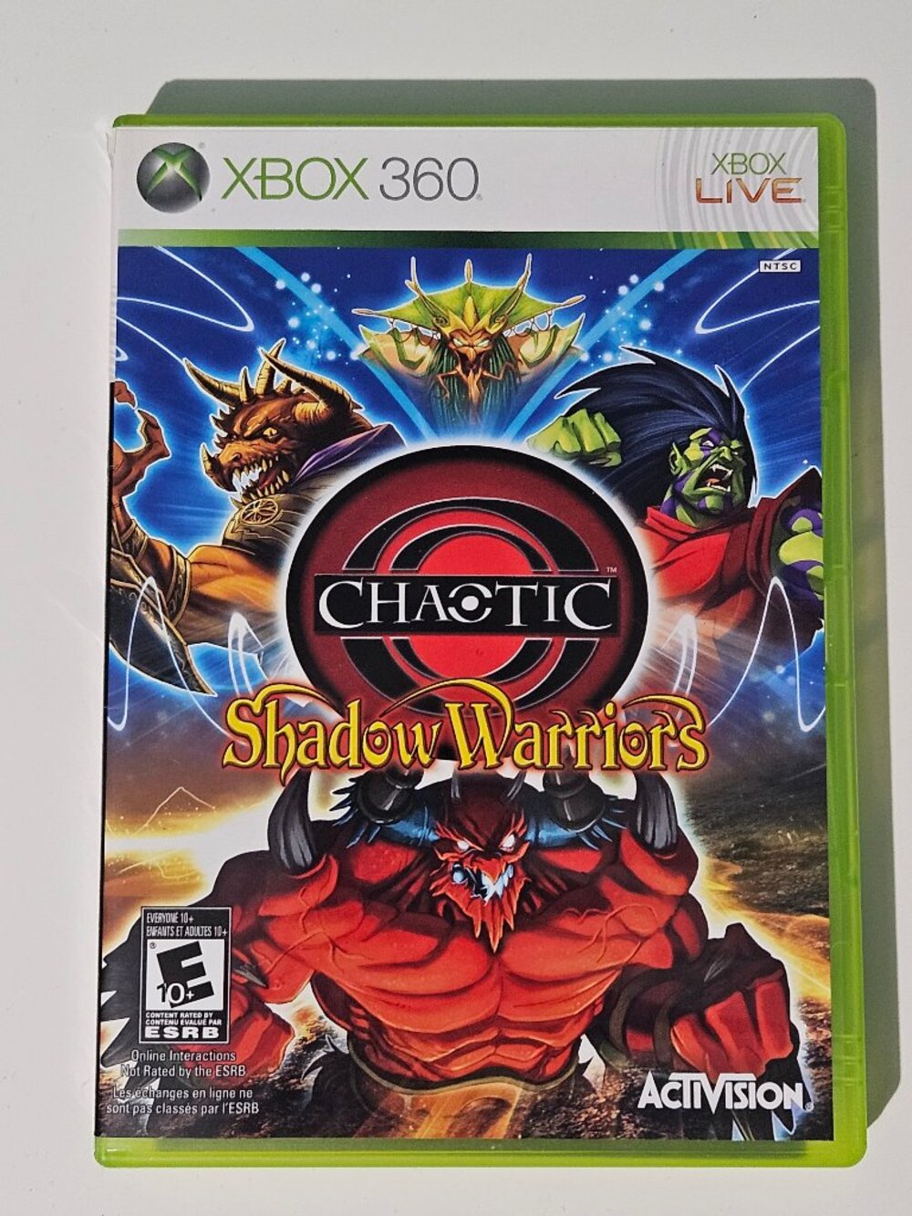 Chaotic: Shadow Warriors (Microsoft XBox 360, 2009) Complete CIB